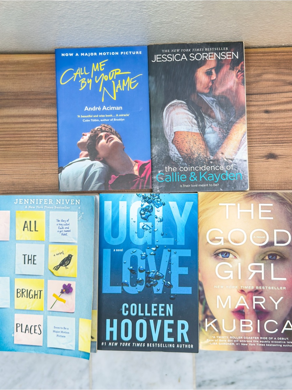 Young Adult Romance Paperback Book Lot (5)